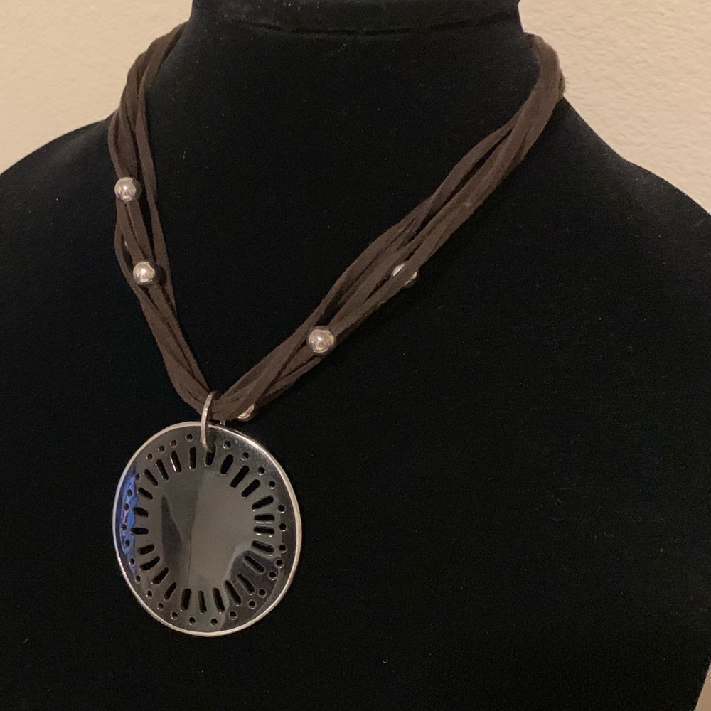 Silpada necklace, brown, with pendant